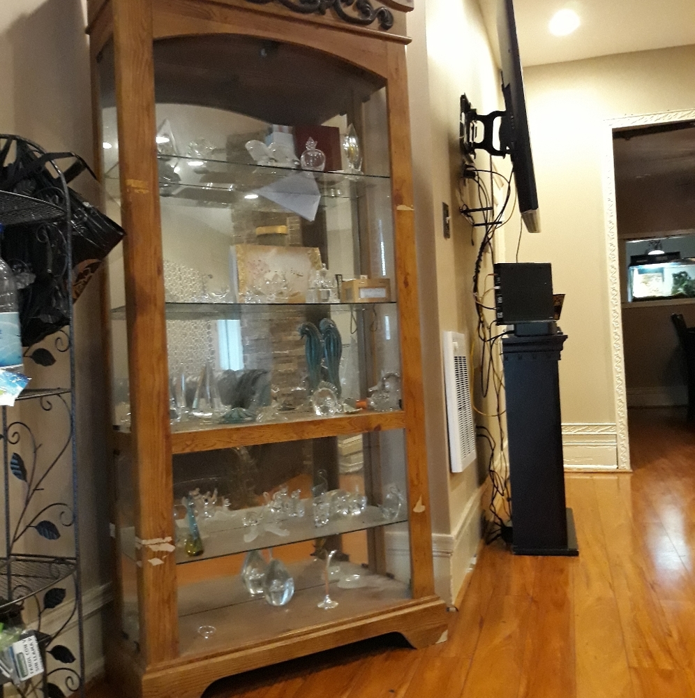 Glass curio